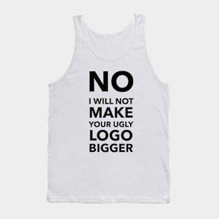 Logo Parody Funny Motivational Quotes Tank Top